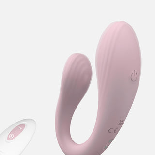 Doris Wearable Vibrator with Remote - Pink