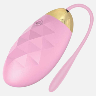 Diamonds The Majesty  Wearable Egg  Vibrator with Remote - Pink