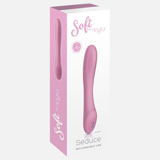 Soft by Playful Seduce Rechargeable G Spot Vibrator - Pink