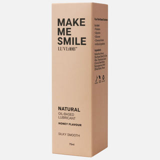 Make Me Smile Oil - Based Lubricant Honey- 2.5oz/ 75ml