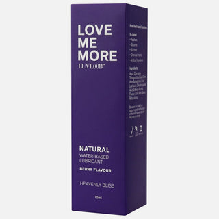 Love Me More Water-Based Lubricant-Berry - 2.5oz/75ml