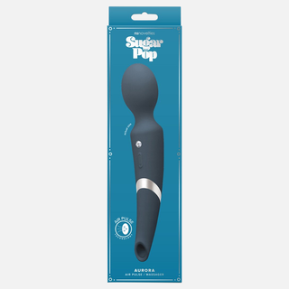 Sugar Pop Aurora Blue Wand Vibrator