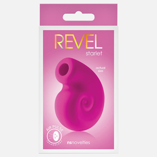 Revel Air Pulse Vibrator with Suction -Starlet Pink