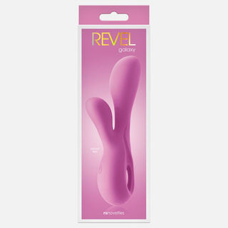 Revel Flexible Rabbit Vibrator- Galaxy Pink