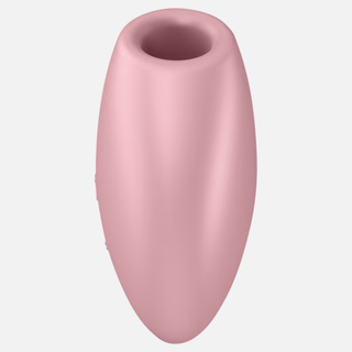 Satisfyer Cutie Heart Suction Vibrator- Light Red