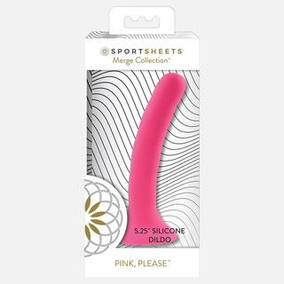 Please Silicone Non Vibrating Dildo - 5.25" - Pink