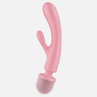 Triple Lover Wand Vibrator - pink