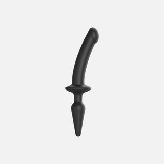 Switch Plug-In Semi-Realistic Dildo Sml -Black