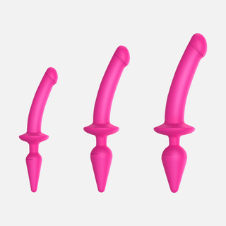 Switch Plug-In Semi-Realistic Dildo Sml -Pink