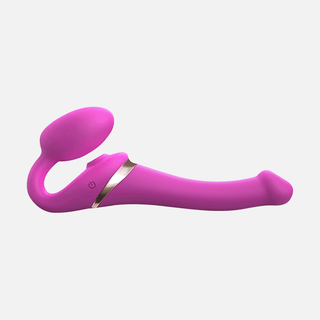 Multi-Orgasm Bendable Strap Large - On Fuchsia