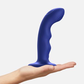 Wave Tapping Dildo  - Night Blue