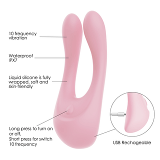 Dora Double ended Vibrator - Pink