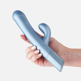 Royals Countess Rabbit Vibrator- Metallic Seafoam