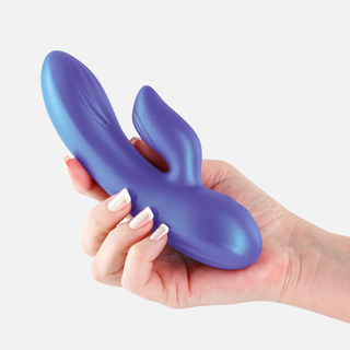 Seduction Angel Rabbit Vibrator - Metallic Purple