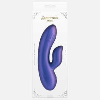 Seduction Angel Rabbit Vibrator - Metallic Purple