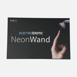 Neon Wand Red Glass E-Stim Electrosex Kit - 5 Piece Set