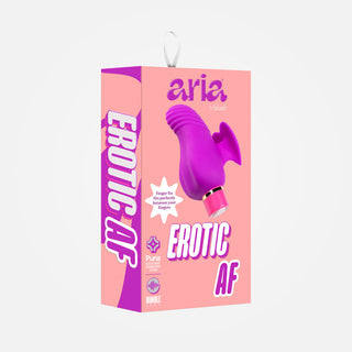 Aria Erotic AF - Plum Rechargeable Finger Vibrator