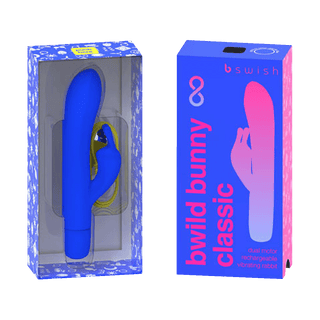 Classic Bunny Infinite Rabbit Vibrator - Pacific Blue