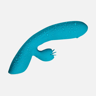 Fierce Flicker Rabbit Vibrator-Teal