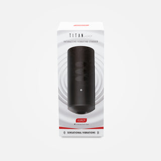 Titan - Rechargeable Vibrating Masturbator with Touch Sensitivity