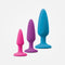 Colours Pleasures - Set of 3 Non-Vibrating Anal Training Plugs