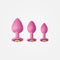 Glams - Pink Spades Anal Training Kit - Set of 3