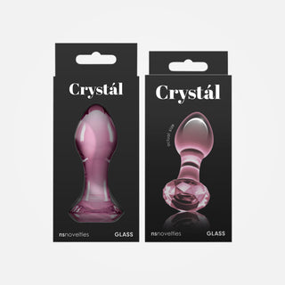 Crystal Gem - Pink Glass Anal Plug