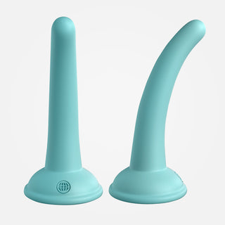 Dillio Platinum Curious Five - Teal 5'' Non-Vibrating Dildo with Suction Cup Base