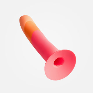 Dizi - Multi-Colour 7" Non-Vibrating Dildo with Suction Cup Base