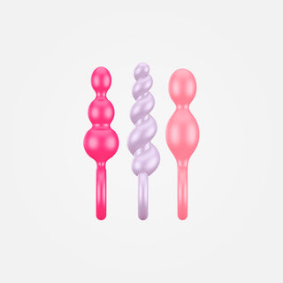 Booty Call - Pastel Non-Vibrating Anal Plug Set