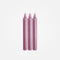 LaCire Drip Pillar - Set of 3 Purple Drip Candles