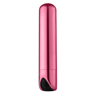 Sb33 - Rechargeable Shiny Pink Bullet Vibrator