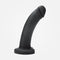 Heartbreaker - 7'' Black Non-Vibrating Dildo with Heart Base