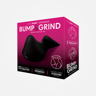 Bump & Grind - Black Rechargeable Rideable Vibrating Pad