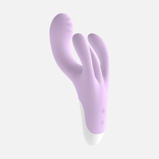 Textured Head Flicker Lucky Rabbit - Purple